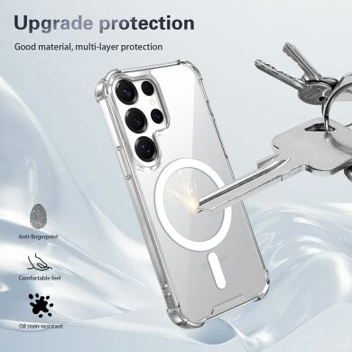 Захисний чохол UniCase AirBag Flow MagSafe для Samsung Galaxy S24 Ultra (S928) - Transparent