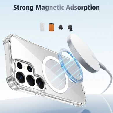 Захисний чохол UniCase AirBag Flow MagSafe для Samsung Galaxy S24 Ultra (S928) - Transparent