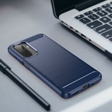 Захисний чохол UniCase Carbon для Samsung Galaxy A17 (A175) - Red