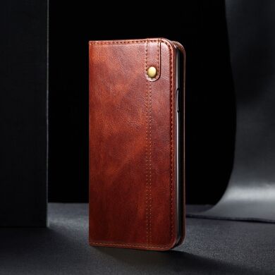 Захисний чохол UniCase Leather Wallet для Samsung Galaxy S21 Ultra (G998) - Red