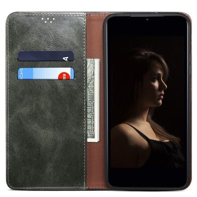 Защитный чехол UniCase Leather Wallet для Samsung Galaxy S23 Ultra (S918) - Green
