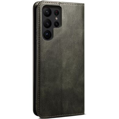 Защитный чехол UniCase Leather Wallet для Samsung Galaxy S23 Ultra (S918) - Green