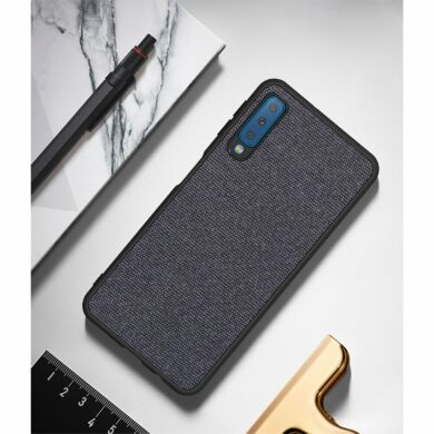 Захисний чохол UniCase Texture Style для Samsung Galaxy A7 2018 (A750), Dark Blue