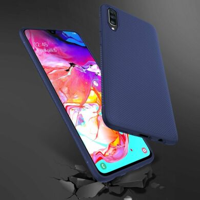 Захисний чохол UniCase Twill Soft для Samsung Galaxy A70 (A705), Blue