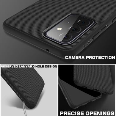 Защитный чехол UniCase Twill Soft для Samsung Galaxy A72 (А725) - Black