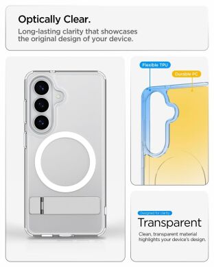 Защитный чехол Spigen Ultra Hybrid S (MagFit) для Samsung Galaxy S26 (S942) ACS11061 - Clear White