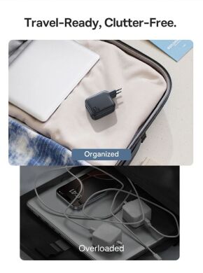 Сетевое зарядное устройство Baseus EnerCore CJ11 3C (67W) + кабель Type-C (E0121E00) - Black