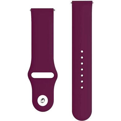Ремешок ArmorStandart Silicone Watch Strap для часов с шириной крепления 20мм - Marsala