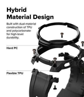 Ремінець Ringke Rugged Gear (FW) для Samsung Galaxy Watch 8 (44mm) 8800328814196 - Black