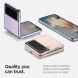 Защитный чехол Spigen (SGP) Air Skin Glitter для Samsung Galaxy Flip 4 - Crystal Quartz. Фото 15 из 20
