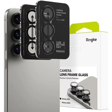 Комплект захисних стекол Ringke Camera Lens Frame Glass для Samsung Galaxy S25 (S931) 8800274968462