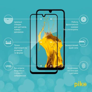 Защитное стекло Piko Full Glue для Samsung Galaxy A18 (A185) - Black