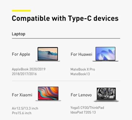 Кабель Baseus Superior Series USB to Type-C (100W, 1m) P10320102214-01 - White