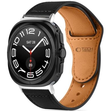 Ремешок Tech-Protect LEATHERFIT для Samsung Galaxy Watch Ultra (47mm) - Black