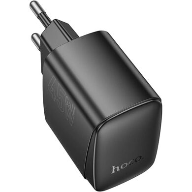 Сетевое зарядное устройство Hoco CS62A PD45W (2Type-C) - Black