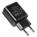 Сетевое зарядное устройство Hoco N6 Charmer (2USB, QC3.0, 3A) - Black. Фото 4 из 8