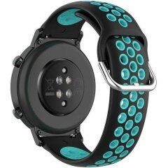 Ремінець Deexe Dual Color для годинників з шириною кріплення 20мм - Black / Green