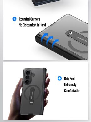 Защитный чехол Dux Ducis Horizon MagStand для Samsung Galaxy Fold 8 Ultra / Fold 7 - Blue