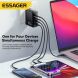 Сетевое зарядное устройство ESSAGER Grace 100W (2Type-C + 2USB) ECT2CA-QYB01-Z - Black. Фото 7 из 12