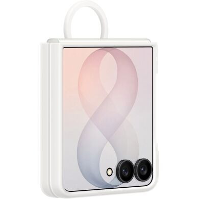 Оригінальний чохол Silicone Ring Magnet для Samsung Galaxy Flip 8 (EF-EF776CWEGUA) - White