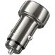 Автомобильное зарядное устройство Hoco Z50 Leader PD30W+QC3.0 - Metal Gray. Фото 2 из 4