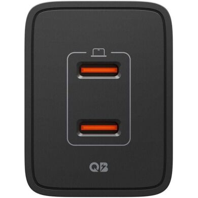 Мережевий зарядний пристрій Spigen EE472EU Type-C + Type-C (47W) ACH09457 - Black