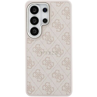 Защитный чехол Guess 4G Embossed Ring MagSafe для Samsung Galaxy S26 Ultra (S948) GUHMS26LP4MSEGCP - Pink