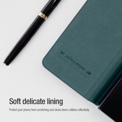 Чехол-книжка NILLKIN Qin Pro (FF) для Samsung Galaxy Fold 4 - Gold