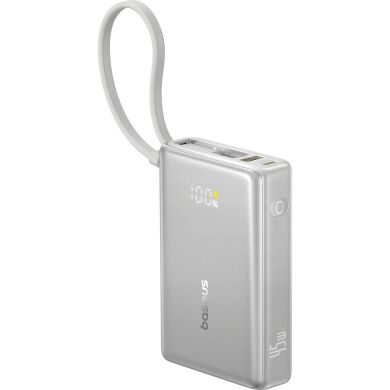 Внешний аккумулятор Baseus PicoGo 45W (10000mAh) + кабель Type-C (P10076803853-00) - Natural Titanium