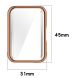 Захисний чохол Deexe Protective Frame для Samsung Galaxy Fit 3 - Light Gold