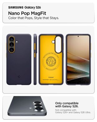 Захисний чохол Spigen Nano Pop (MagFit) для Samsung Galaxy S26 (S942) ACS11067 - Avo Green