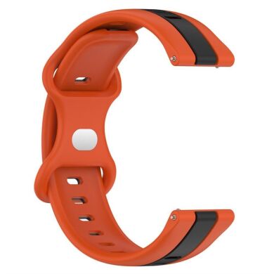 Ремінець Deexe Sport Strap для годинників з шириною кріплення 20мм - Black / Orange
