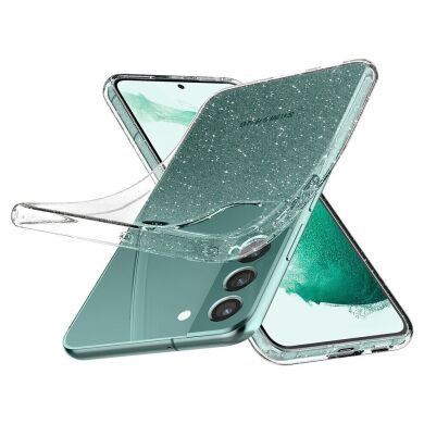 Защитный чехол Spigen (SGP) Liquid Crystal Glitter для Samsung Galaxy S22 Plus (S906) - Crystal Quartz