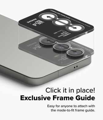 Комплект захисних стекол Ringke Camera Lens Frame Glass для Samsung Galaxy S25 (S931) 8800274968462