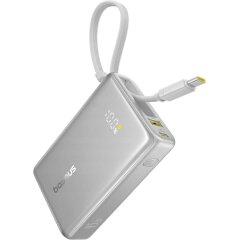 Внешний аккумулятор Baseus PicoGo 45W (10000mAh) + кабель Type-C (P10076803853-00) - Natural Titanium