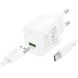 Сетевое зарядное устройство Hoco CS52A QC3.0 18W (1USB) + кабель USB to Type-C - White. Фото 6 из 7