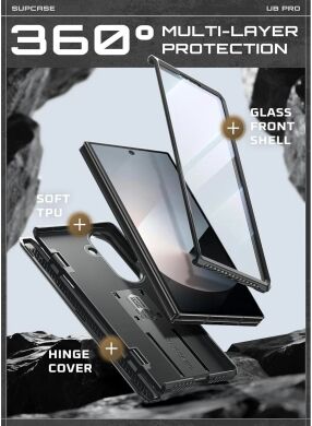 Захисний чохол Supcase Unicorn Beetle Kickstand Case with Screen Protector для Samsung Galaxy Fold 7 (843439159020) - Black