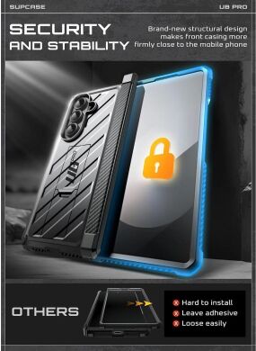 Захисний чохол Supcase Unicorn Beetle Kickstand Case with Screen Protector для Samsung Galaxy Fold 7 (843439159020) - Black