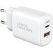 Сетевое зарядное устройство ArmorStandart Poweraze (45W) GaN Type-C + USB - White. Фото 5 из 9