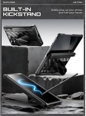 Захисний чохол Supcase Unicorn Beetle Kickstand Case with Screen Protector для Samsung Galaxy Fold 7 (843439159020) - Black