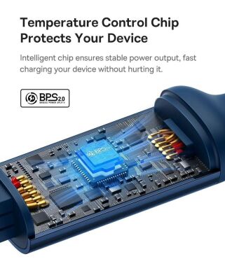 Кабель Baseus Bright Mirror 2 Series 3-in-1 Type-C to MicroUSB+Lightning+Type-C (100W, 1.1m) CAMJ010201 - Black