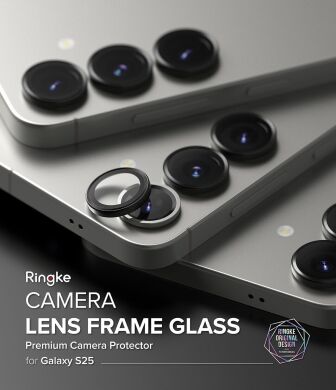 Комплект захисних стекол Ringke Camera Lens Frame Glass для Samsung Galaxy S25 (S931) 8800274968462
