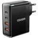 Сетевое зарядное устройство ESSAGER Grace 100W (2Type-C + 2USB) ECT2CA-QYB01-Z - Black. Фото 1 из 12