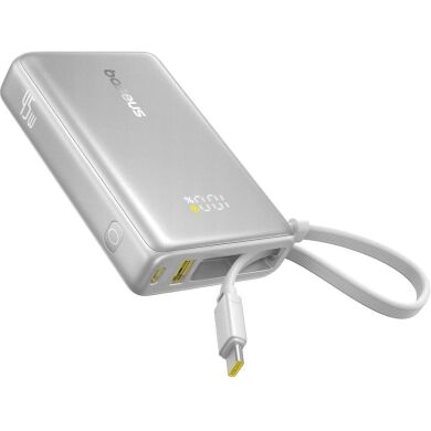 Внешний аккумулятор Baseus PicoGo 45W (10000mAh) + кабель Type-C (P10076803853-00) - Natural Titanium