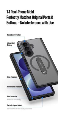 Защитный чехол Dux Ducis Horizon MagStand для Samsung Galaxy Fold 8 Ultra / Fold 7 - Blue