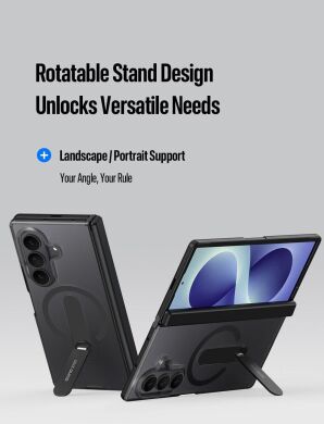 Защитный чехол Dux Ducis Horizon MagStand для Samsung Galaxy Fold 8 Ultra / Fold 7 - Blue