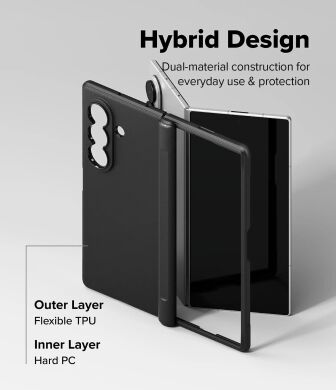 Захисний чохол Ringke Onyx Flap для Samsung Galaxy Fold 8 Ultra (8800380460430) - Black
