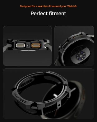 Защитный чехол Spigen (SGP) Rugged Armor (FW) для Samsung Galaxy Watch 8 (44mm) ACS10006 - Matte Black
