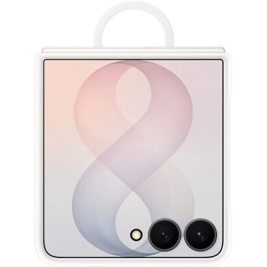Оригінальний чохол Silicone Ring Magnet для Samsung Galaxy Flip 8 (EF-EF776CWEGUA) - White
