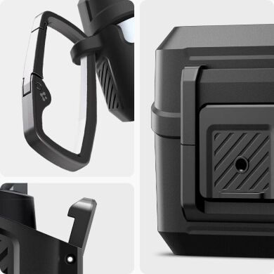 Захисний чохол Spigen (SGP) Lock Fit для Samsung Galaxy Buds 3 / Buds 3 Pro - Matte Black